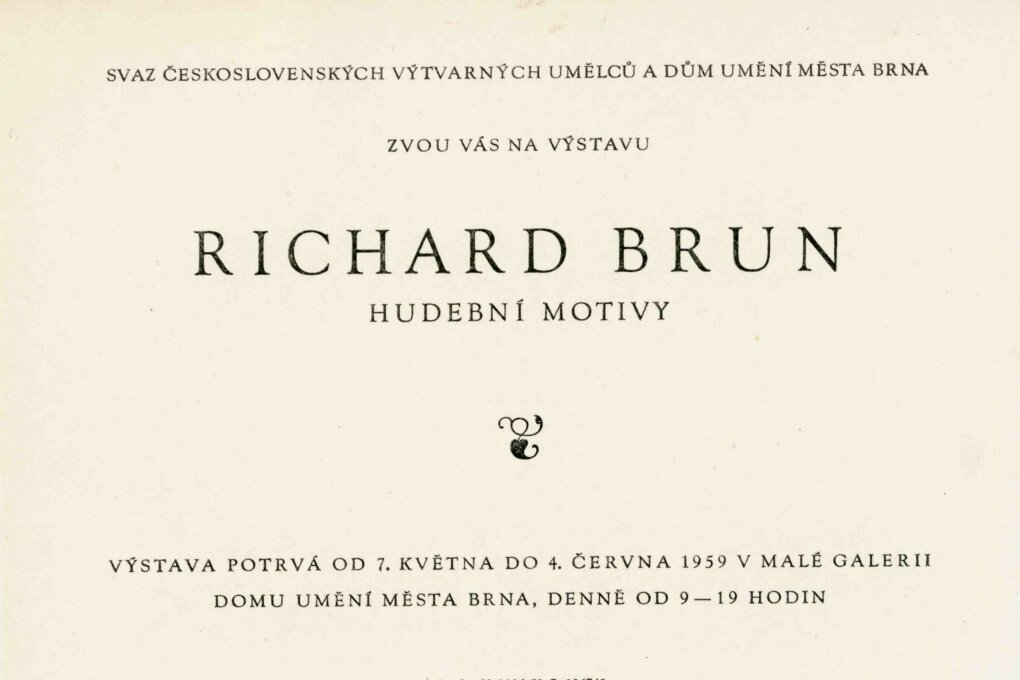 Richard Brun. Hudební motivy